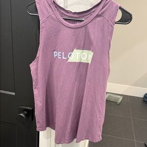 purple peloton tank size medium